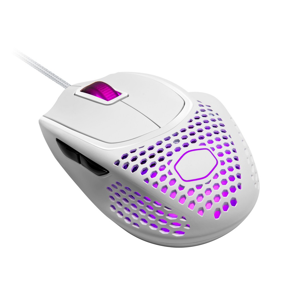 Cooler Master MM720 USB Optical RGB Gaming Mouse - Matte White (MM-720-WWOL1)