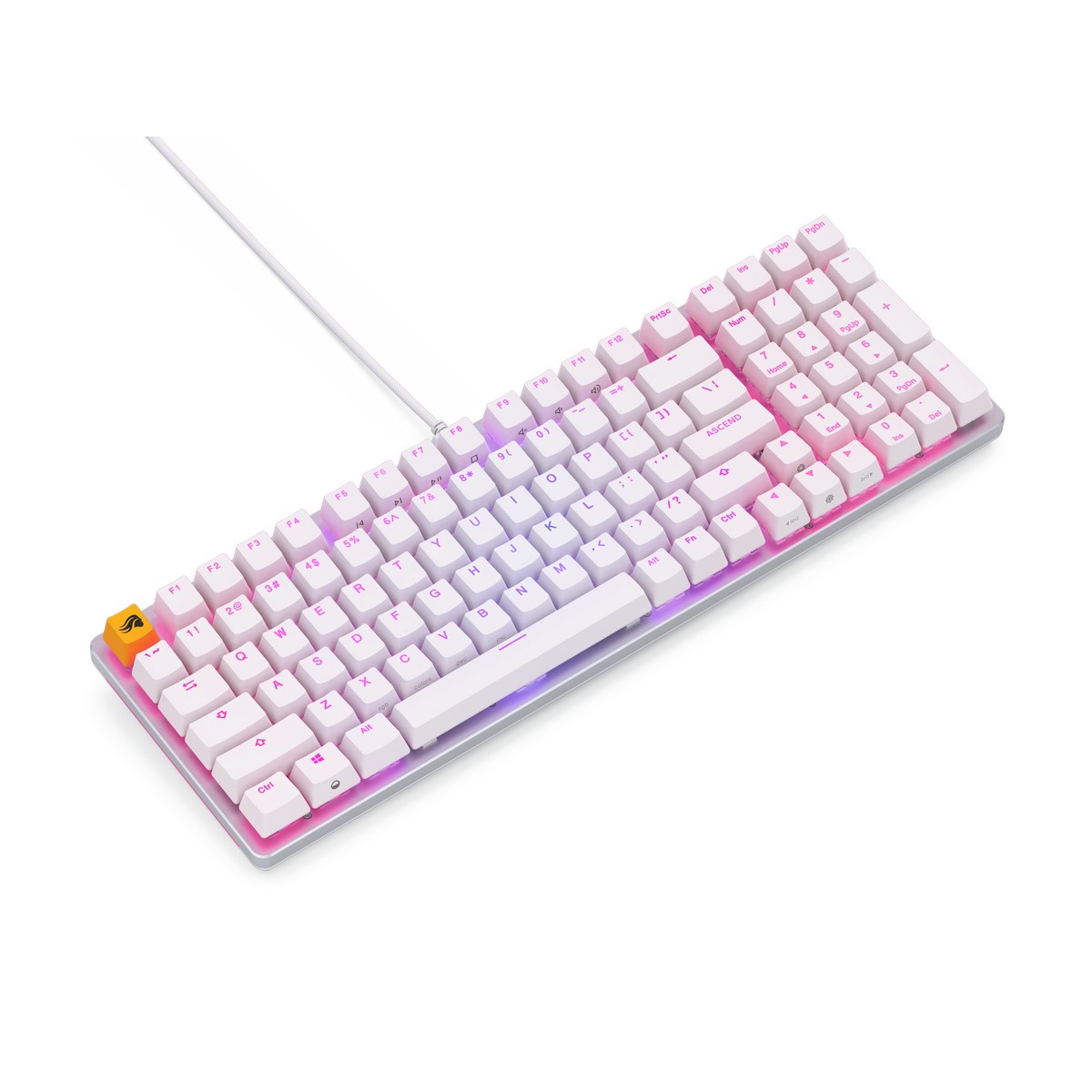Glorious - Glorious GMMK 2 96% Mechanical Gaming Keyboard - Fox switch ANSI-US - White