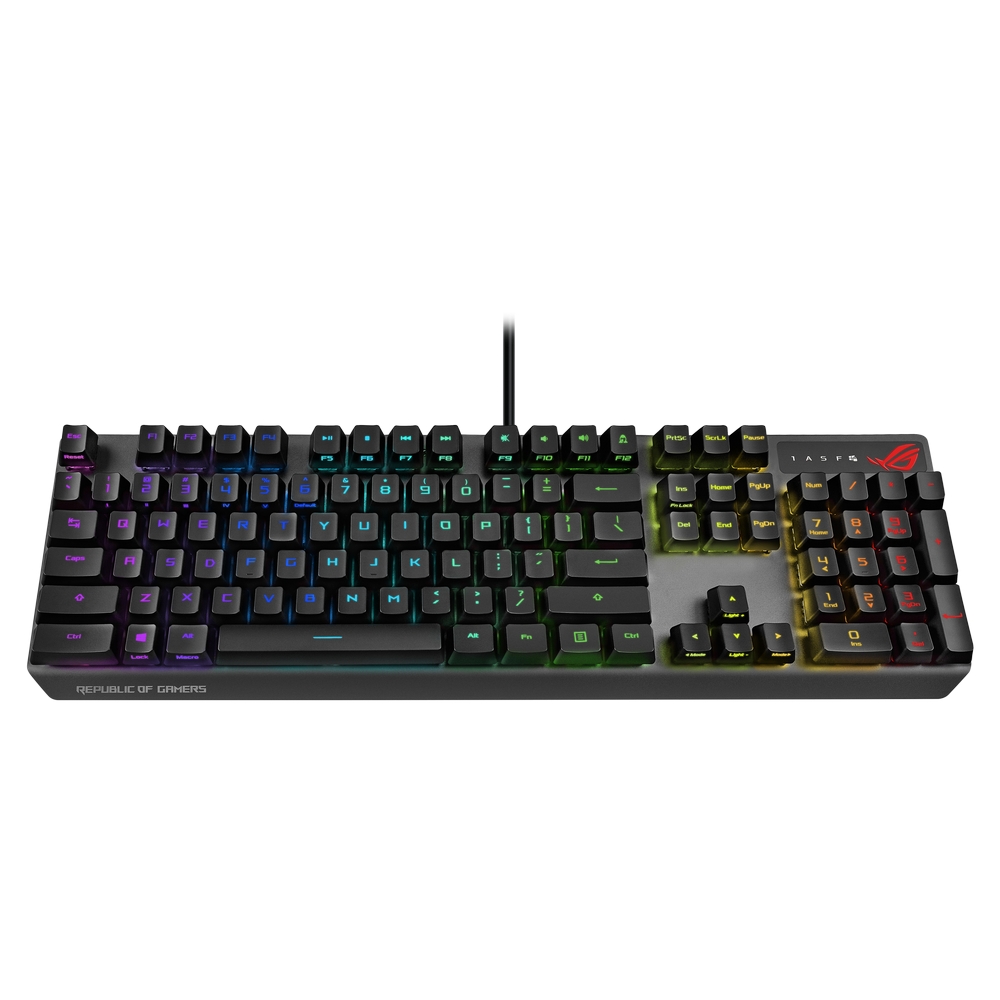 Asus - ASUS ROG STRIX Scope RX RGB Optical Mechanical Switch Gaming Keyboard - UK Layout