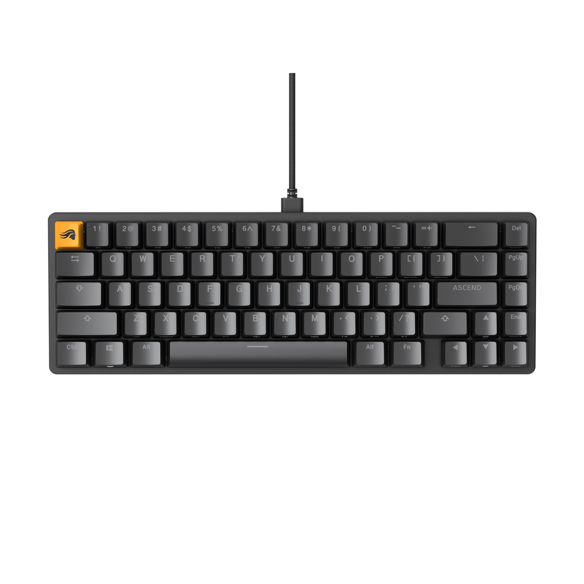 Glorious - Glorious GMMK 2 65% Mechanical Gaming Keyboard - Fox switch ANSI-US - Black
