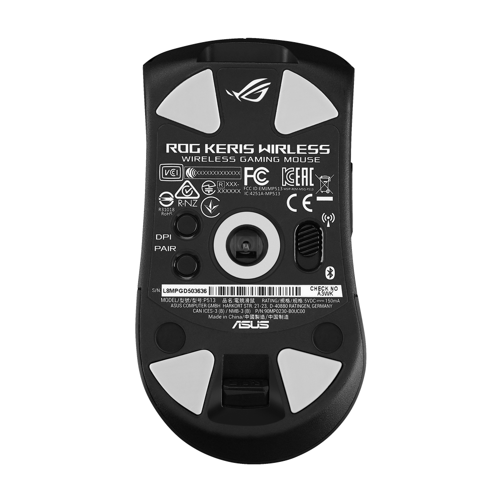 Asus - ASUS ROG Wireless Keris RGB Lightweight FPS Gaming Mouse (90MP0230-B0UA00)