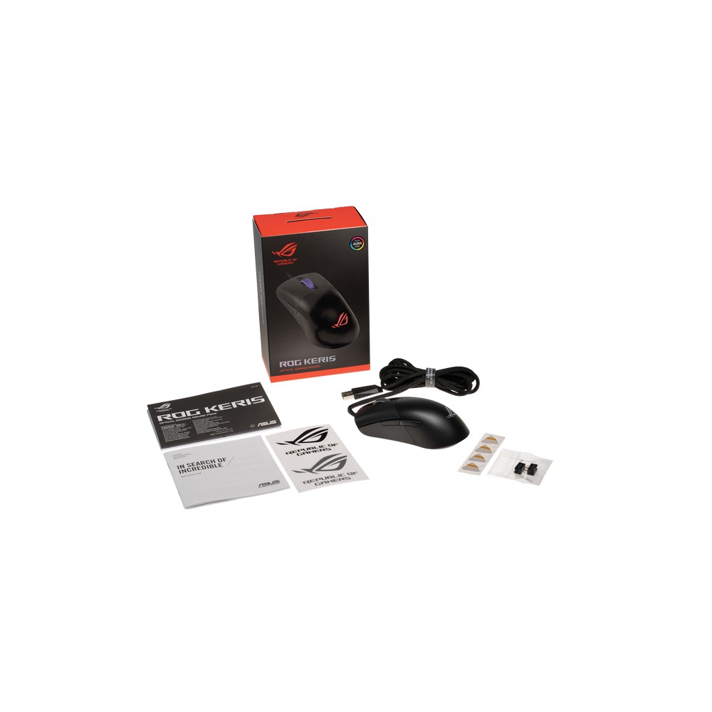 Asus - ASUS ROG Keris Optical RGB USB Lightweight FPS Gaming Mouse (90MP01R0-B0UA00)