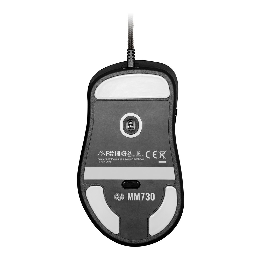 Cooler Master - Cooler Master MM730 Ultra Light RGB Optical Gaming Mouse - Black (MM-730-KKOL1)