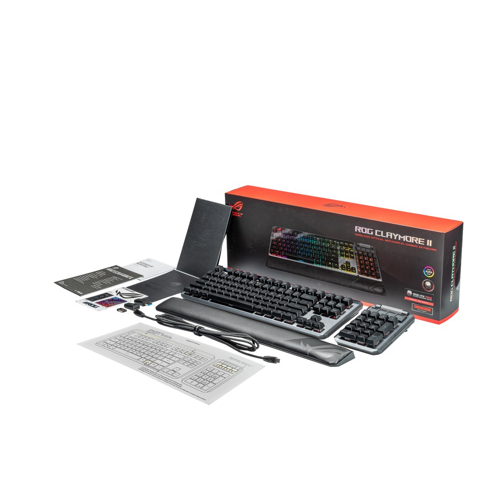 ASUS ROG Claymore 2 80/100% Mechanical Wireless USB Gaming 