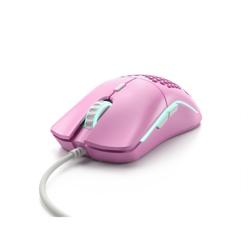  - Glorious Model O- USB RGB Odin Gaming Mouse - Matte Pink (GLO-MS-OM-P-FORGE)