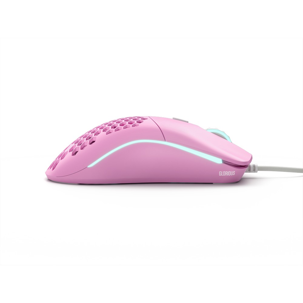 Glorious Model O- USB RGB Odin Gaming Mouse - Matte Pink (GLO-MS-OM-P-FORGE)