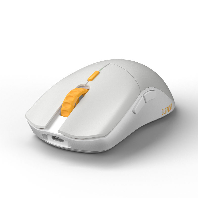 Glorious Series One PRO Wireless Lightweight USB Optical Gaming Mouse - Genos Yellow (GLO-MS-P1W-GE-FORGE)