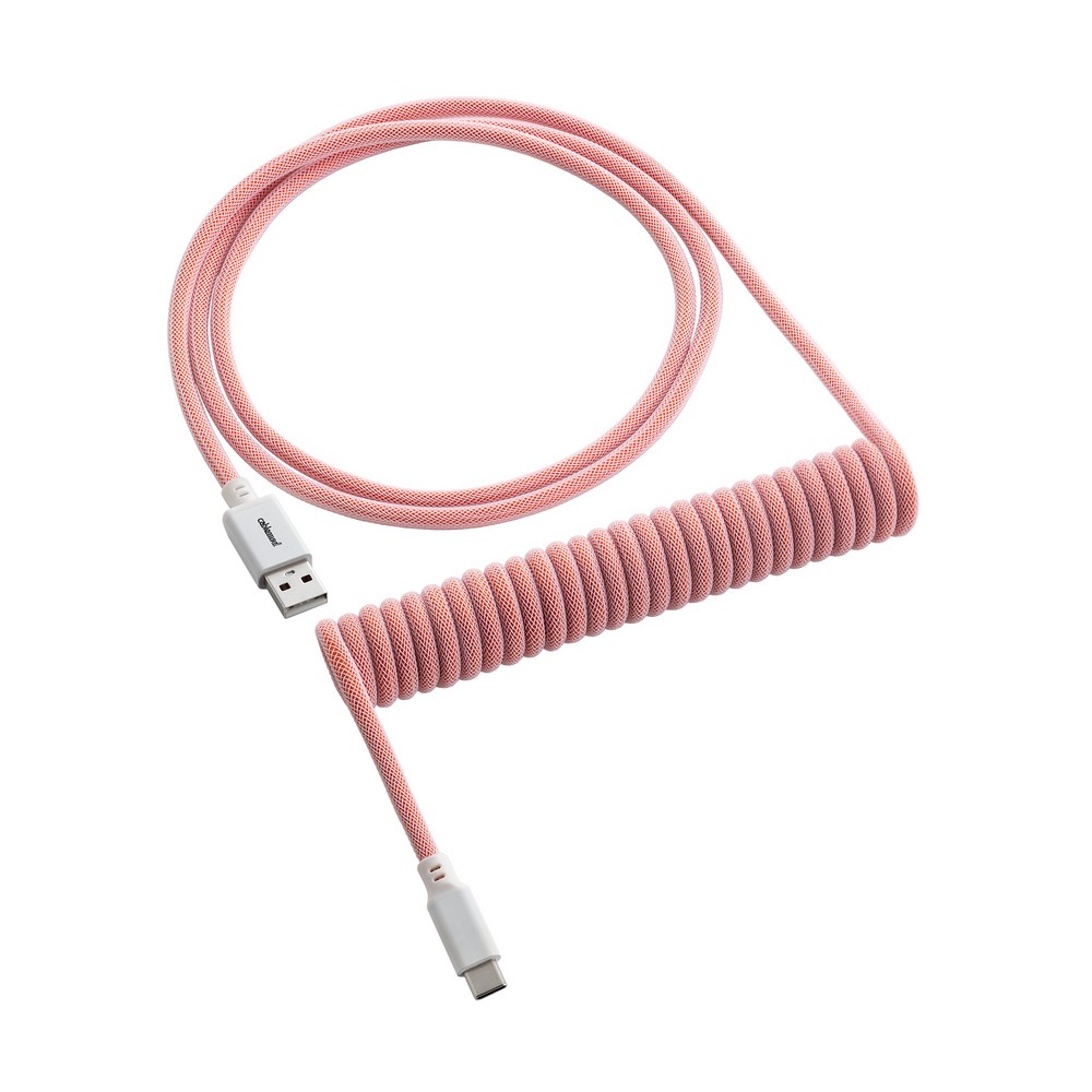 CableMod Classic Coiled Keyboard Cable USB A to USB Type C 150cm - Orangesicle
