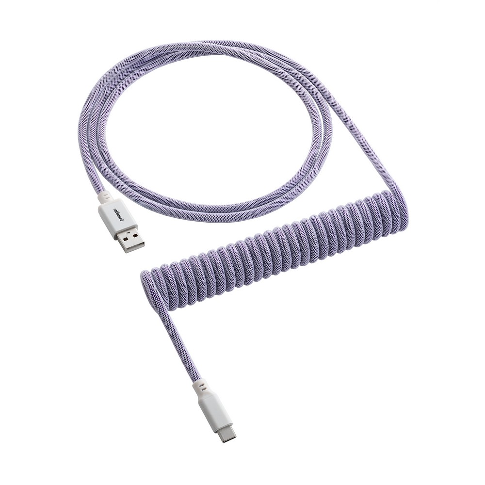 CableMod Classic Coiled Keyboard Cable USB A to USB Type C 150cm - Rum Raisin