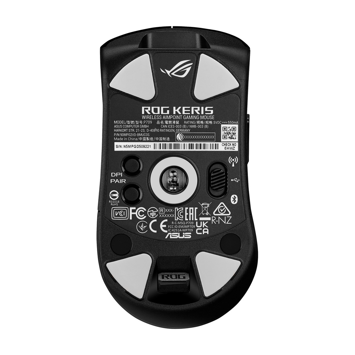 ASUS ROG Keris Wireless Aimpoint Wireless Gaming Mouse - Black