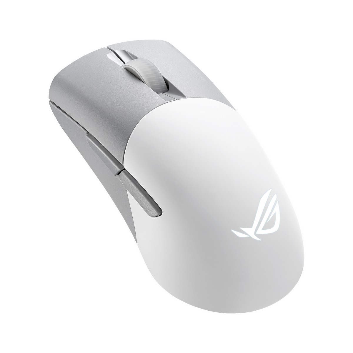 Asus - ASUS ROG Keris Wireless Aimpoint Wireless Gaming Mouse - White (90MP02V0-BMUA10)
