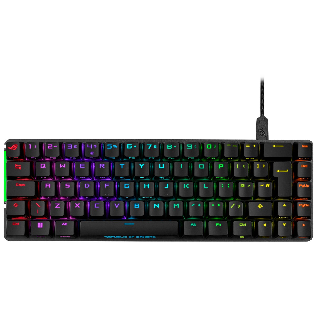 ASUS ROG Falchion Ace 65% RGB Mechanical Gaming Keyboard - NX Red Switch (90MP0346-BKEA01)