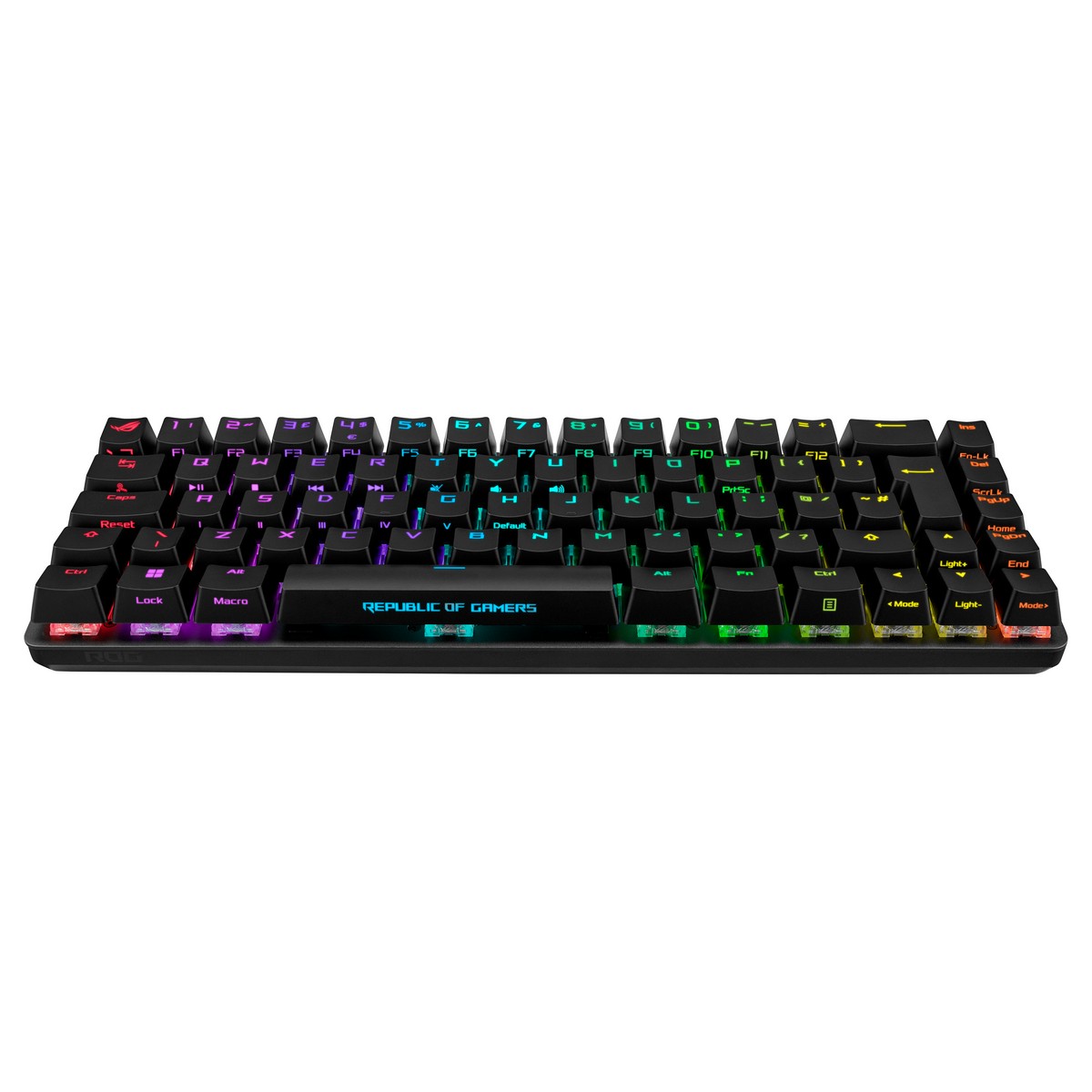 Asus - ASUS ROG Falchion Ace 65% RGB Mechanical Gaming Keyboard - NX Red Switch (90MP0346-BKEA01)