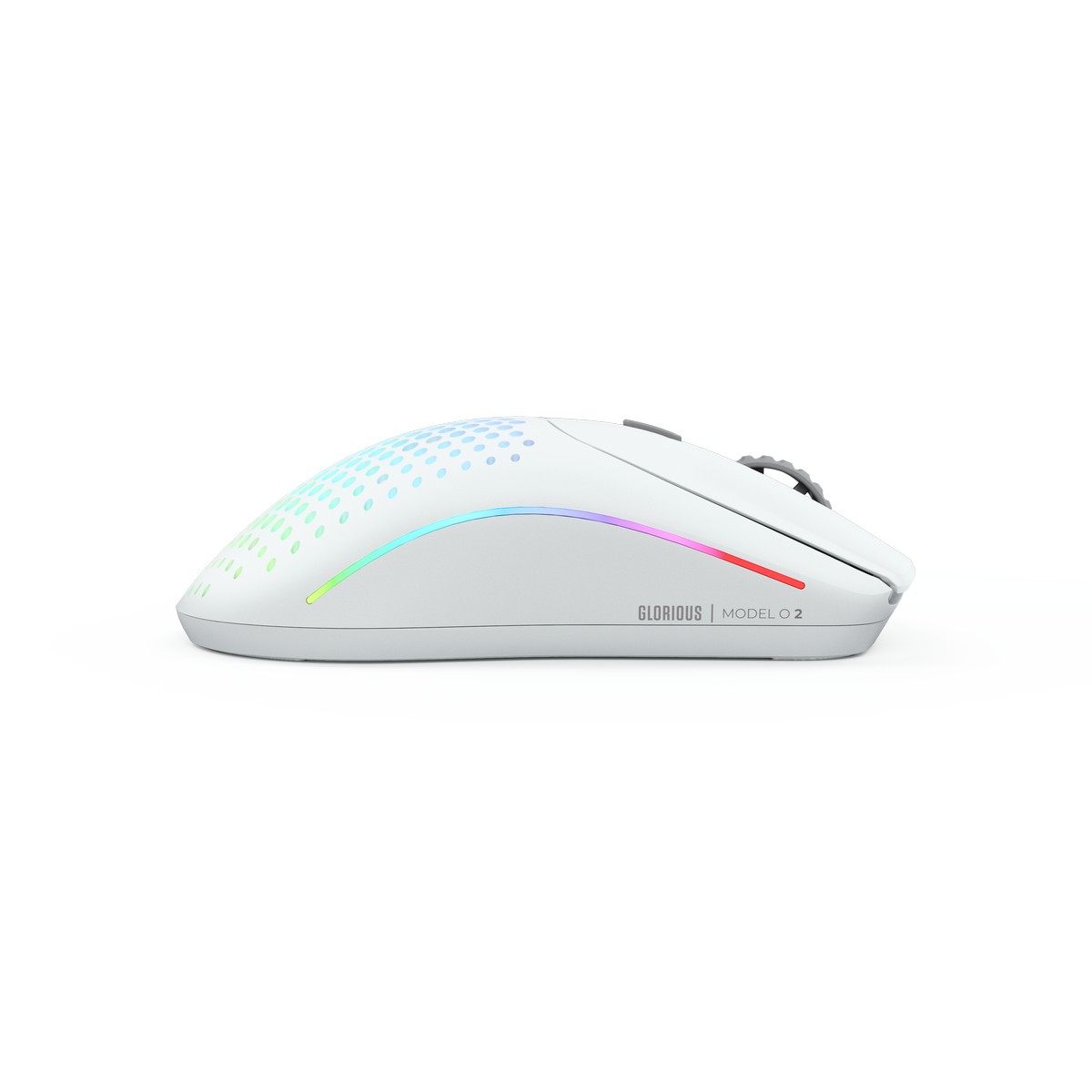 Glorious - Glorious Model O 2 Wireless RGB Optical Gaming Mouse - Matte White (GLO-MS-OWV2-MW)