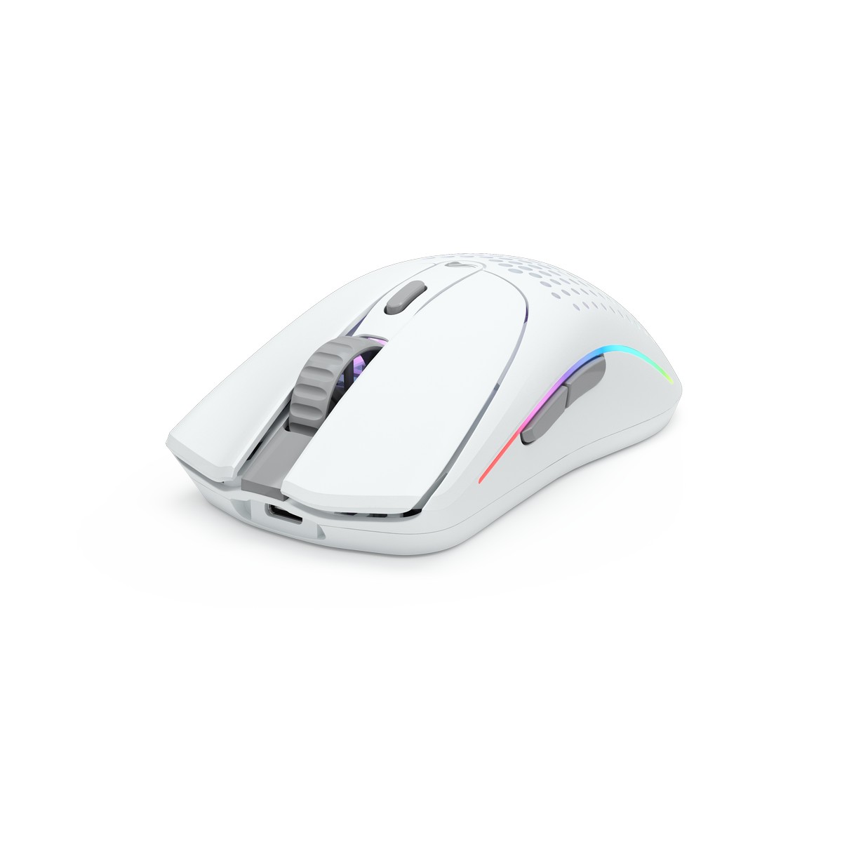 Glorious - Glorious Model O 2 Wireless RGB Optical Gaming Mouse - Matte White (GLO-MS-OWV2-MW)