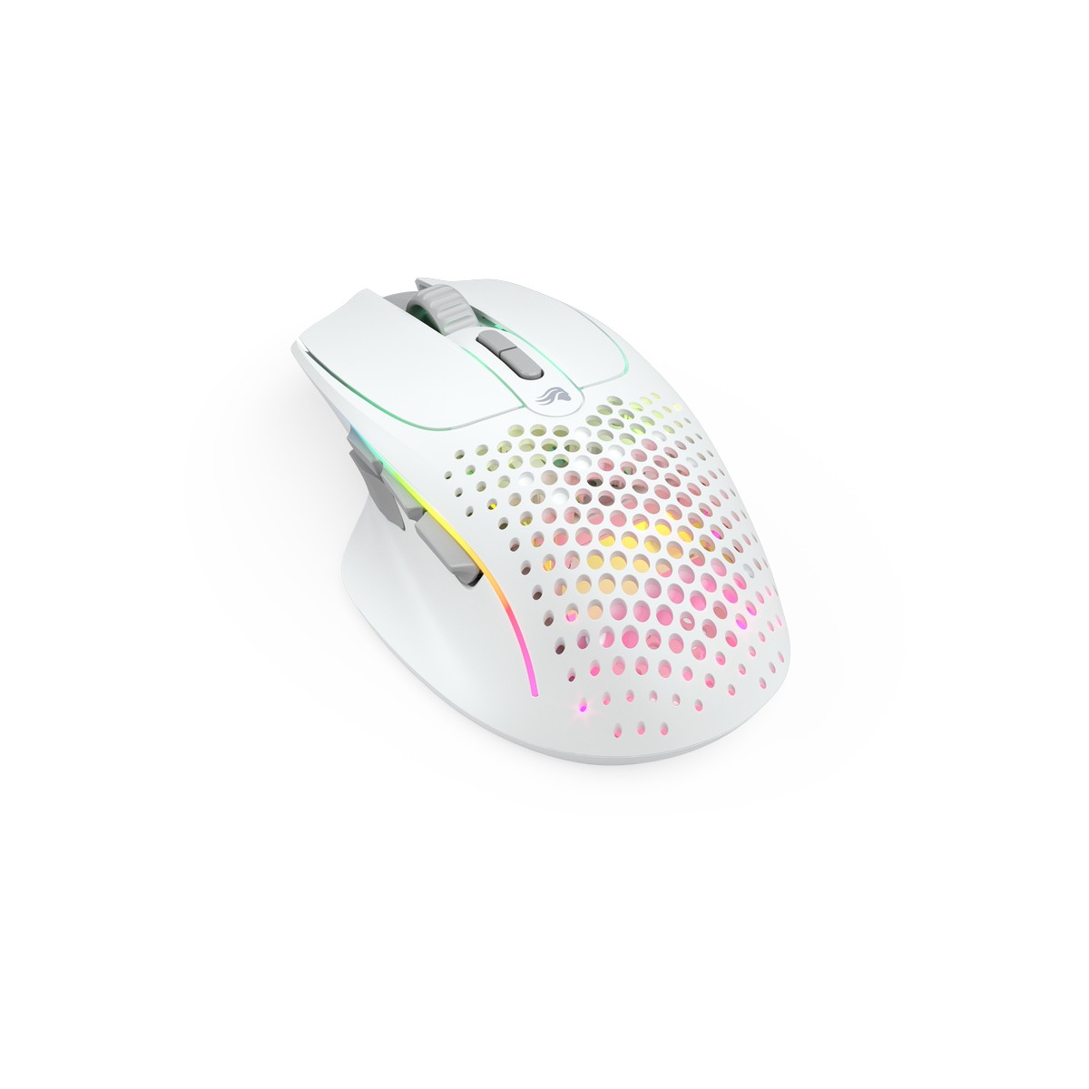 Glorious Model I 2 Wireless RGB Optical Gaming Mouse - Matte White (GLO-MS-IWV2-MW)