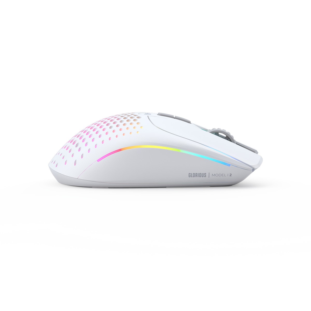 Glorious - Glorious Model I 2 Wireless RGB Optical Gaming Mouse - Matte White (GLO-MS-IWV2-MW)