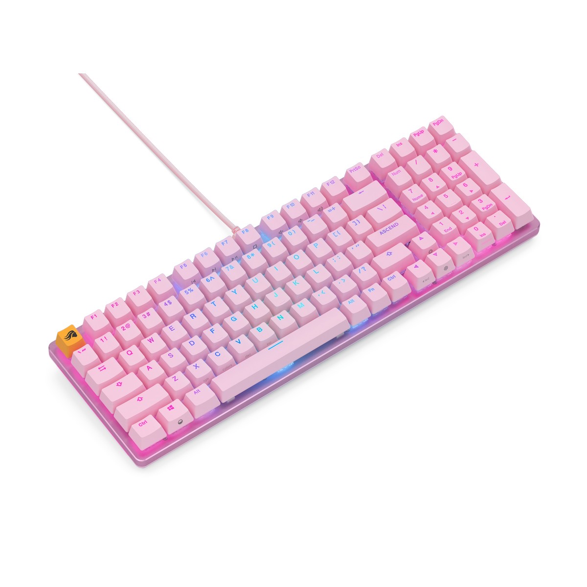 Glorious - Glorious GMMK 2 96% RGB USB Mechanical Gaming Keyboard UK ISO - Pink (GLO-GMMK2-96-FOX-ISO-P-UK)