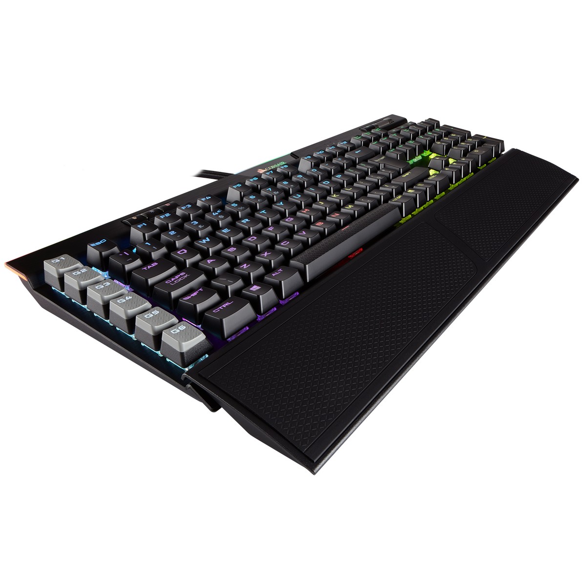 CORSAIR - Corsair Gaming K95 RGB PLATINUM Mechanical Keyboard Backlit RGB LED Cherry MX Br
