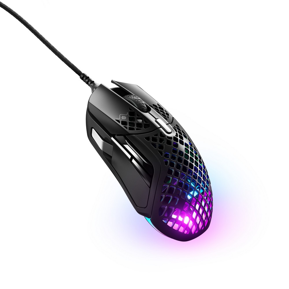SteelSeries Aerox 5 USB RGB Optical Lightweight Gaming Mouse (62401)