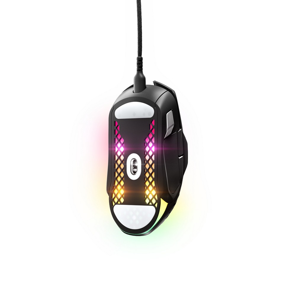 SteelSeries - SteelSeries Aerox 5 USB RGB Optical Lightweight Gaming Mouse (62401)