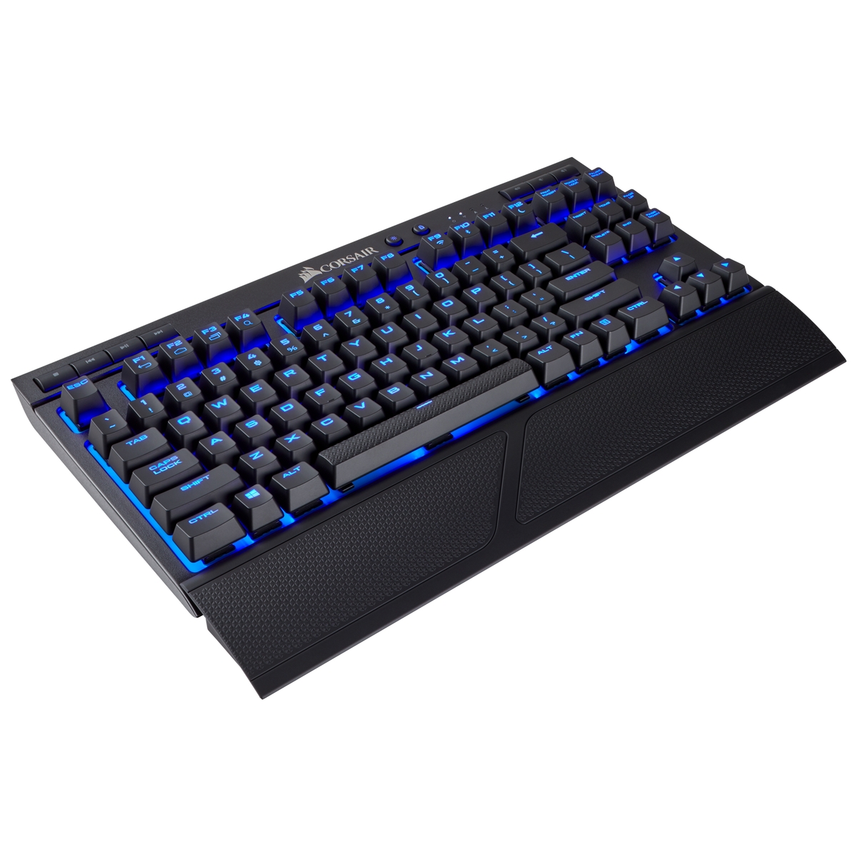 CORSAIR - Corsair K63 Wireless Mechanical Gaming Keyboard, Backlit Blue LED, Cherry MX Red (CH-9145030-UK)