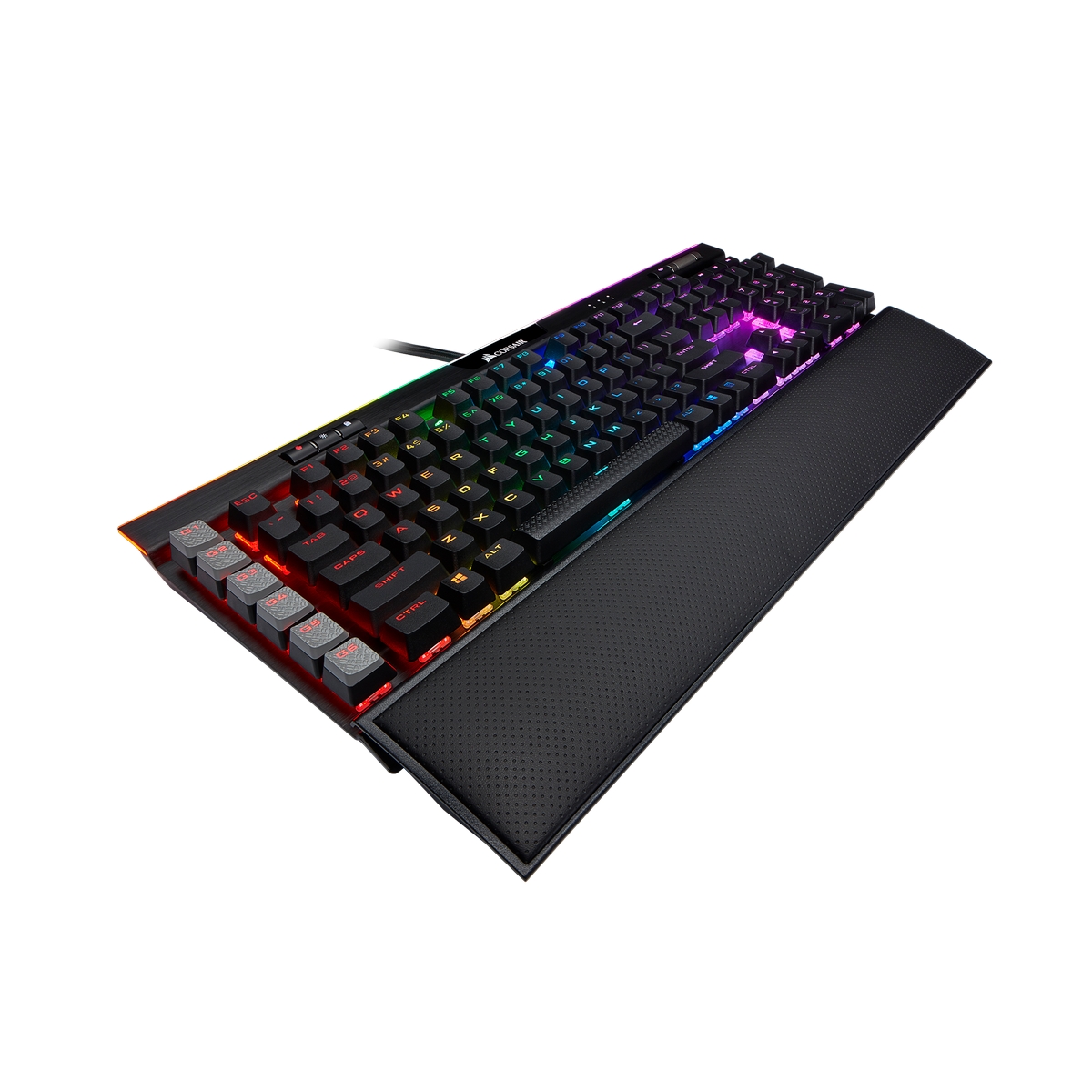 CORSAIR - Corsair K95 RGB PLATINUM XT RGB USB Mechanical Gaming Keyboard Cherry MX Blue (CH-9127411-UK)