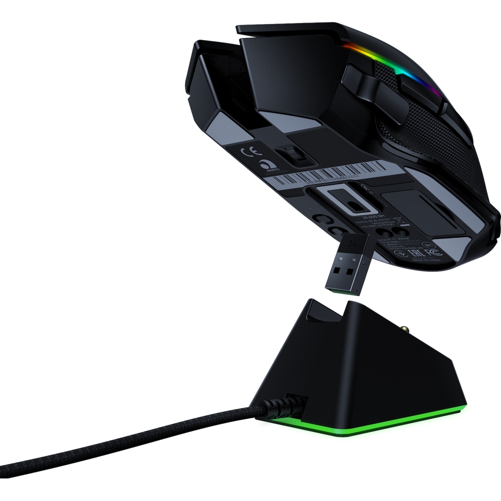 Razer - Razer Basilisk Ultimate - Wireless Optical Gaming Mouse with Charging Dock (RZ01-03170100-R3G1)