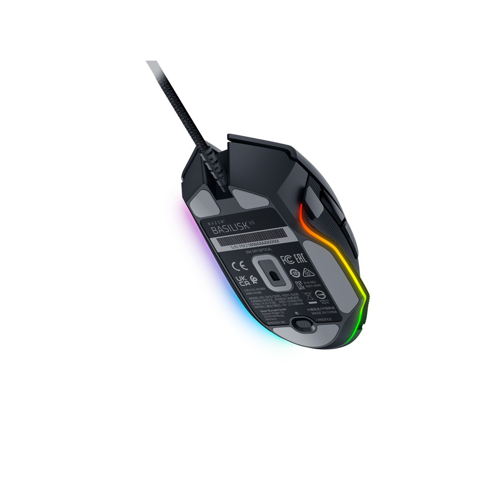 Razer - Razer Basilisk V3 - Ergonomic USB Optical RGB Gaming Mouse (RZ01-04000100-R3M1)