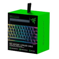 Photos - Keyboard Razer PBT Doubleshot Keycaps and Coiled Cable Upgrade Set - Classic 