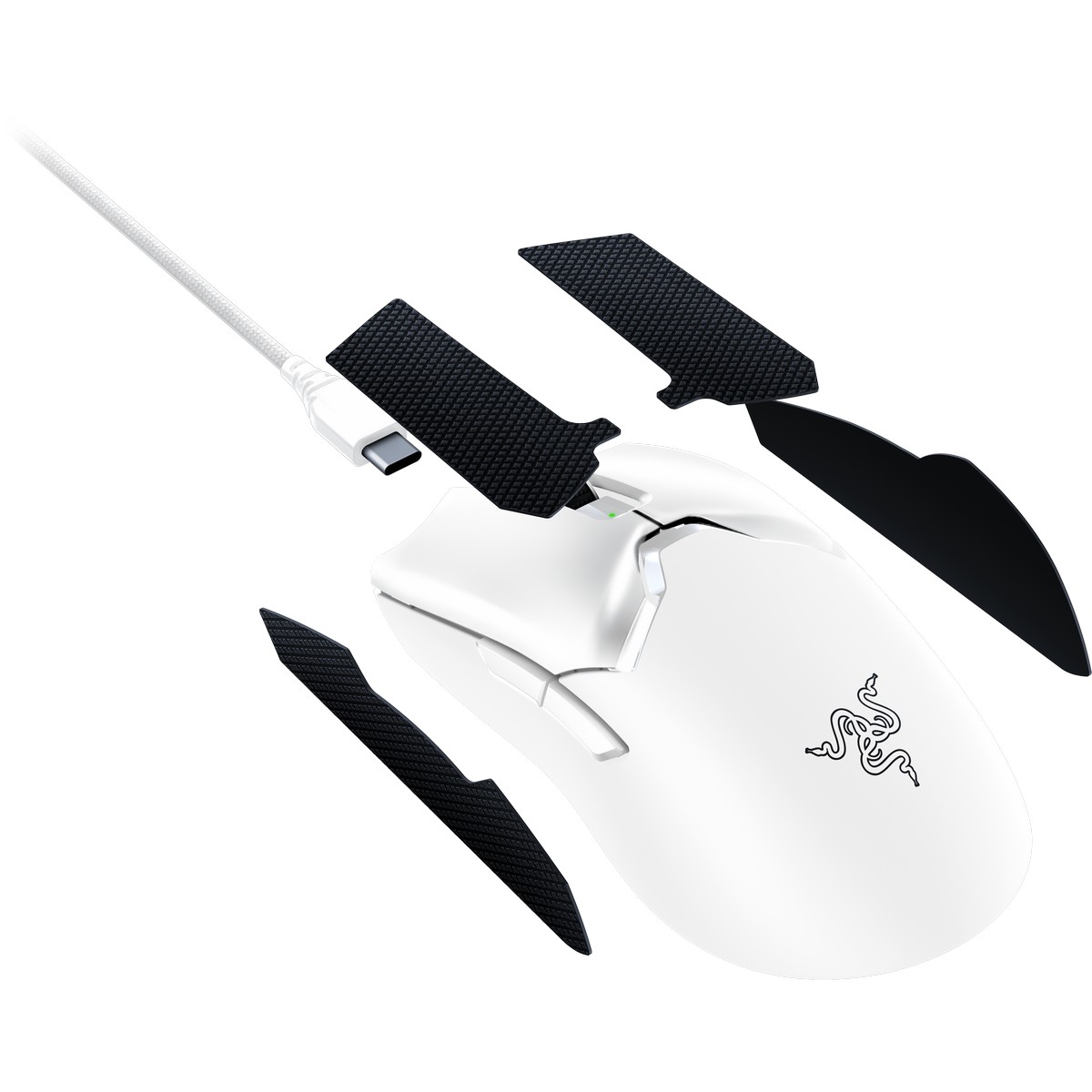 Razer - Razer Viper V2 Pro Optical Ultra-Lightweight Wireless Gaming esports Mouse - White (RZ01-04390200-R3G1)