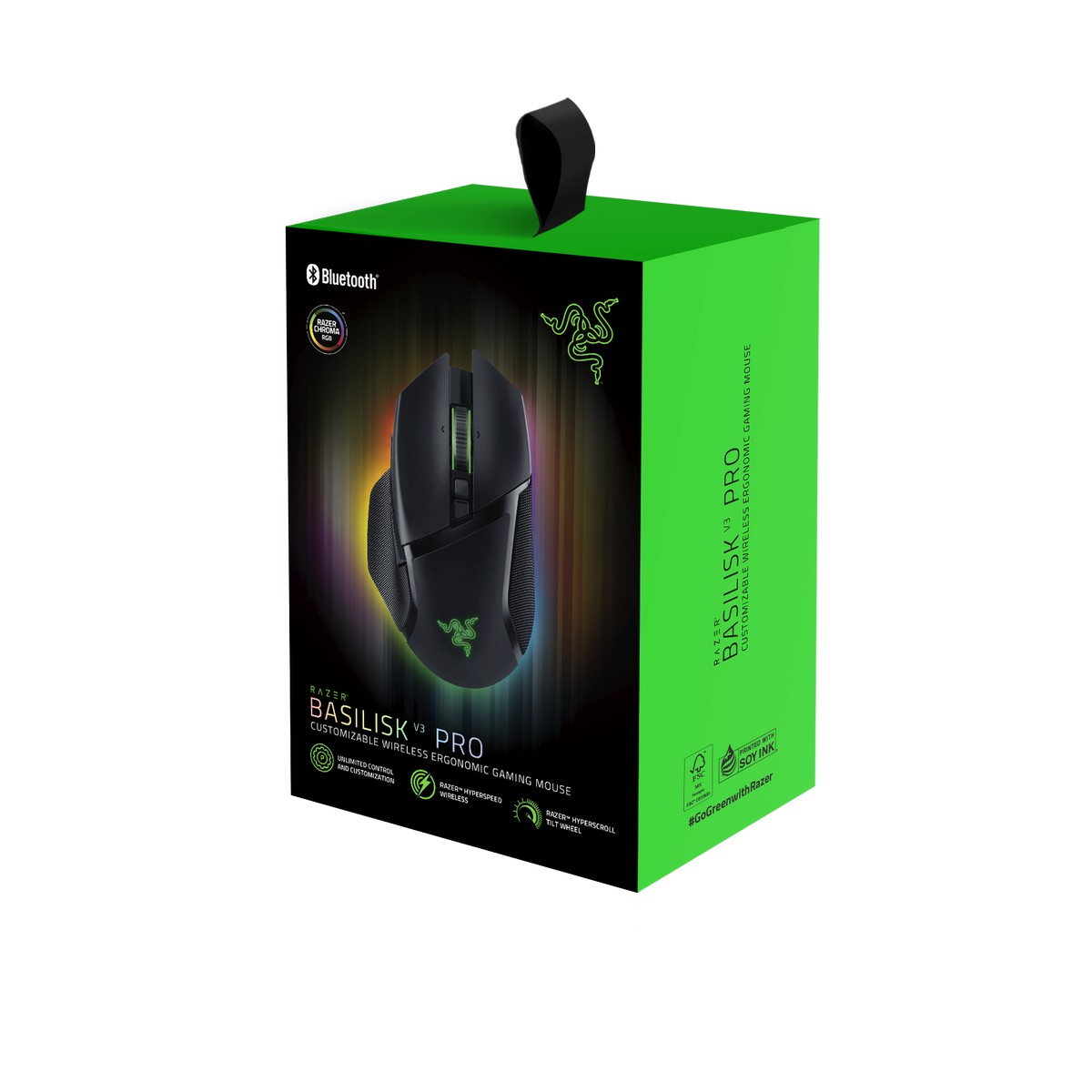 Razer - Razer Basilisk V3 Pro USB Wireless Optical Gaming Mouse (RZ01-04620100-R3G1)