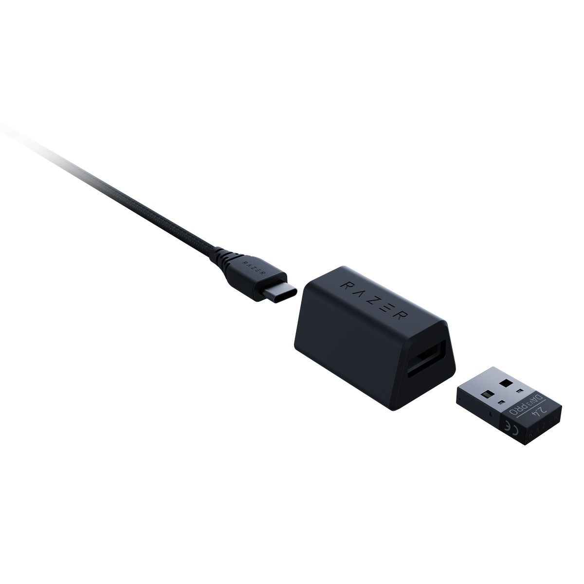 Razer - Razer DeathAdder V3 Pro USB Optical Wireless RGB Gaming Mouse - Black (RZ01-04630100-R3G1)