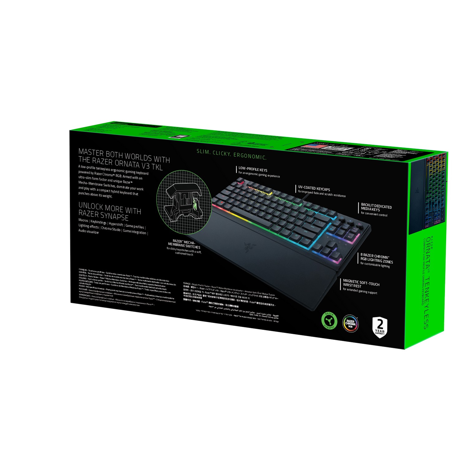 Razer - Razer Ornata V3 TKL Hybrid Gaming Keyboard (Z03-04880300-R3W1)