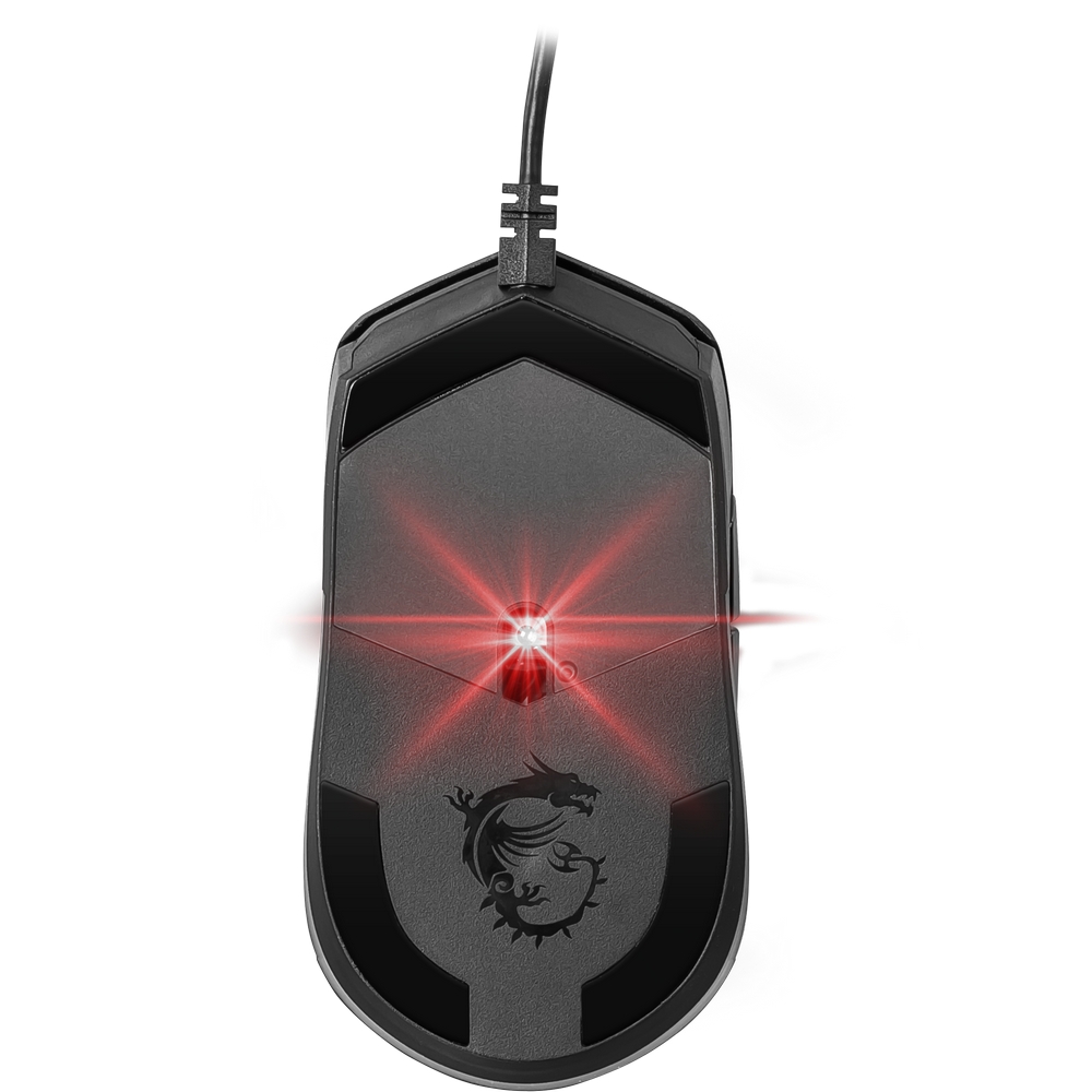 MSI - MSI Clutch GM11 USB RGB Optical Gaming Mouse (S12-0401650-CLA)