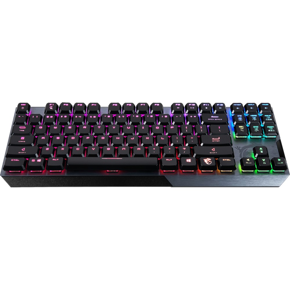 MSI VIGOR GK50 LOW PROFILE TKL RGB Mechanical Gaming Keyboard Kailh White UK Layout (S11-04UK233-GA7
