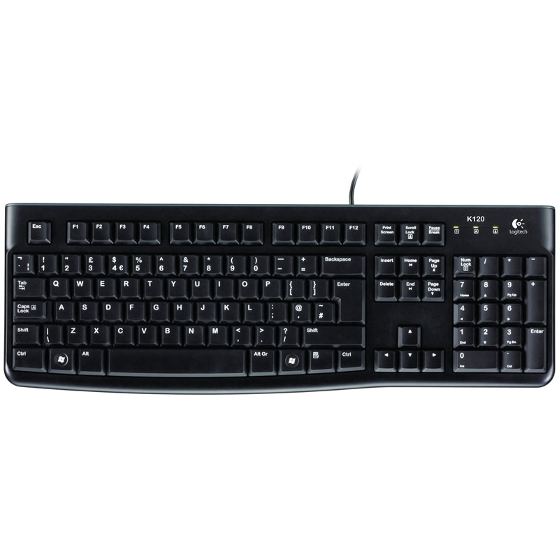 Logitech - Logitech K120 USB Keyboard (920-002524)