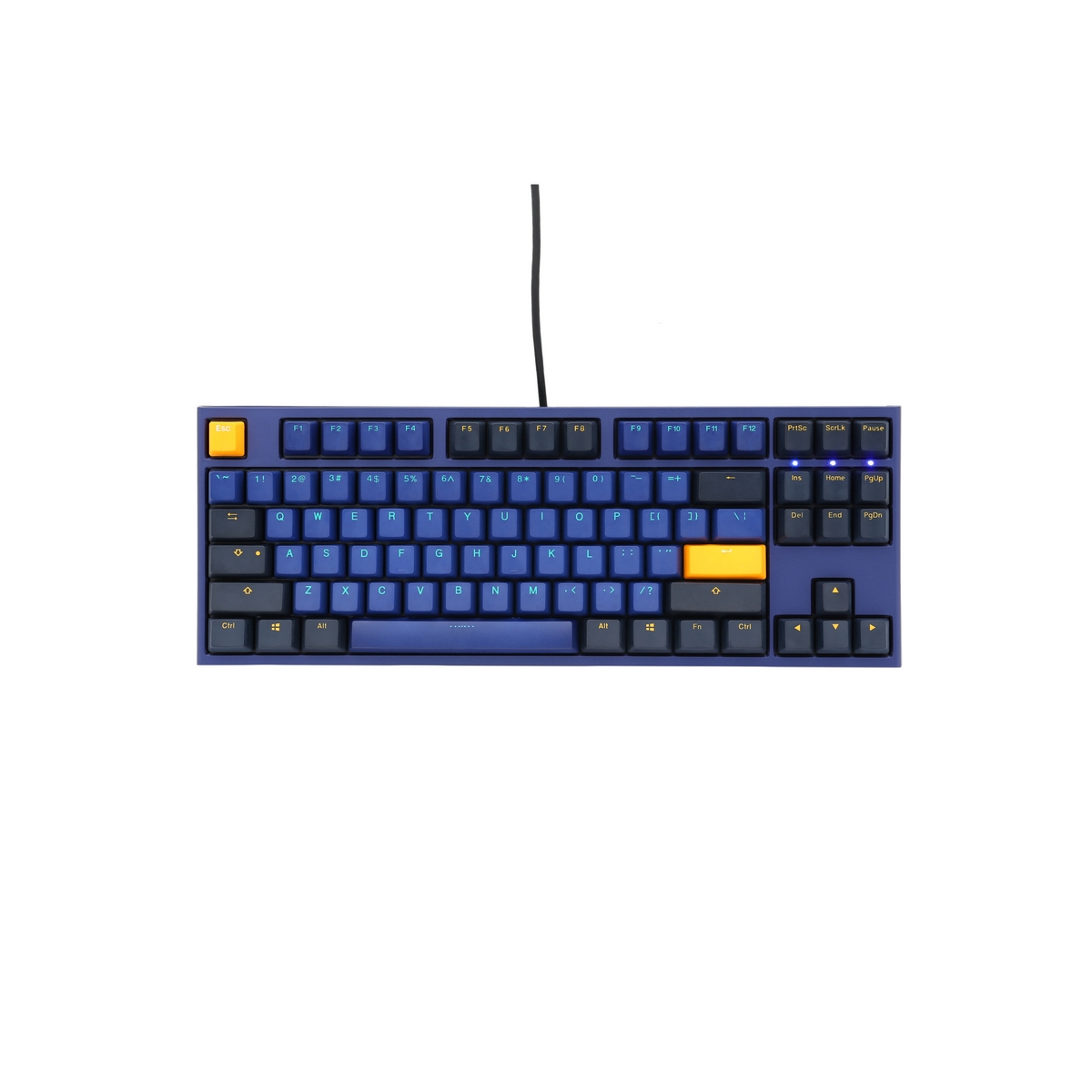 Ducky - Ducky One 2 TKL Horizon Blue Cherry MX Switch USB Mechanical Gaming Keyboard UK Layout