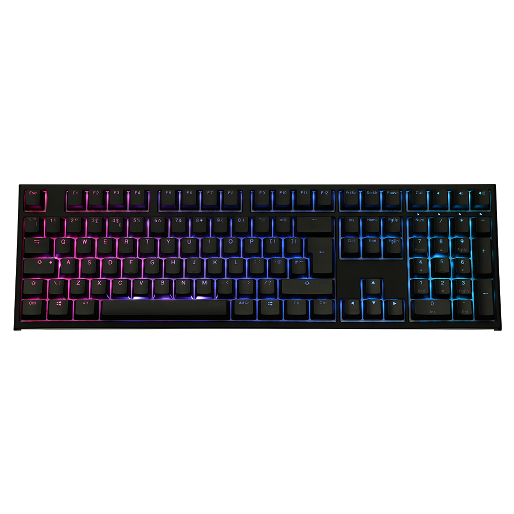 Ducky One 2 RGB USB Mechanical Gaming Keyboard Backlit Brown Cherry MX Switch UK Layout