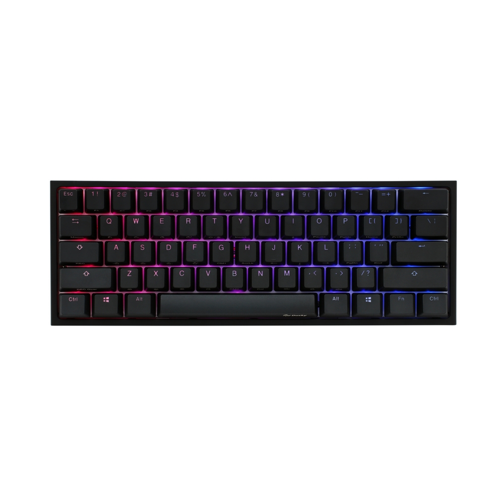 Ducky - Ducky One 2 Mini 60% RGB USB Mechanical Gaming Keyboard Brown Cherry MX Switch UK Layout