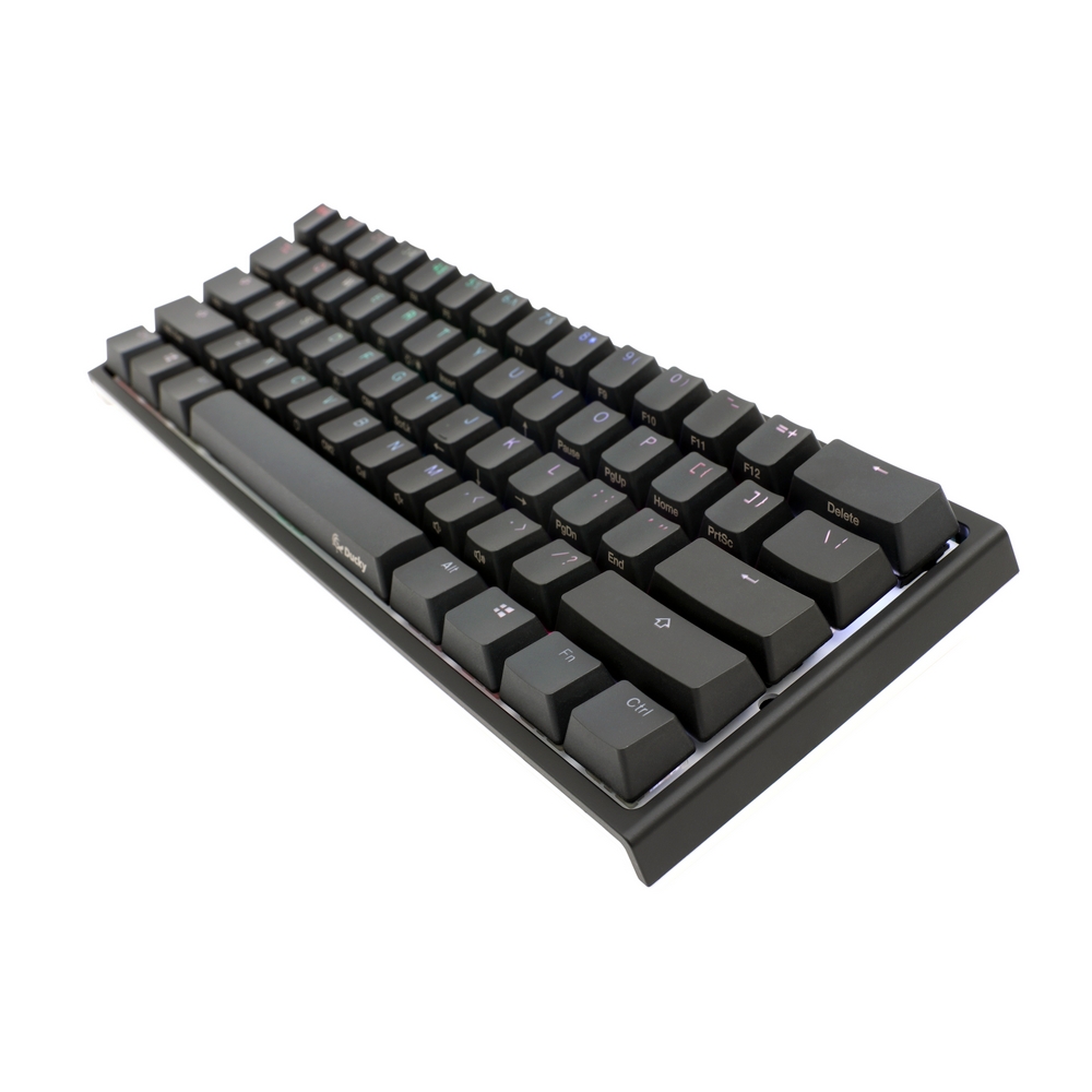 Ducky - Ducky One 2 Mini 60% RGB USB Mechanical Gaming Keyboard Black Cherry MX Switch UK Layout
