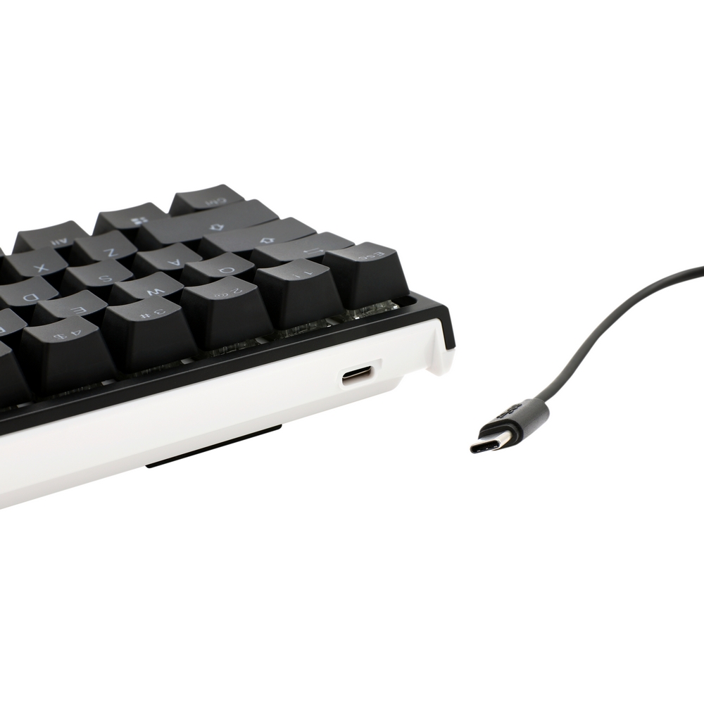 Ducky - Ducky One 2 Mini 60% RGB USB Mechanical Gaming Keyboard Speed Silver Cherry MX Switch UK Layout