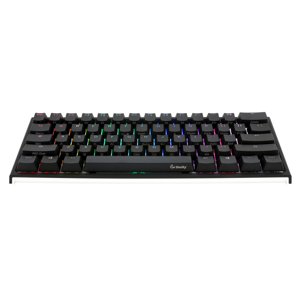 Ducky - Ducky One 2 Mini 60% RGB USB Mechanical Gaming Keyboard Silent Red Cherry MX Switch UK Layout