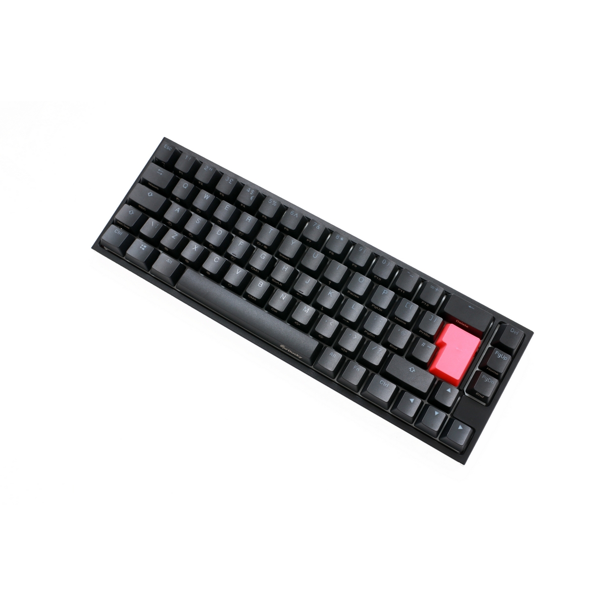 Ducky - Ducky One 2 SF 65% RGB Backlit Speed Silver Cherry MX Switch USB Mechanical Gaming Keyboard UK Layout