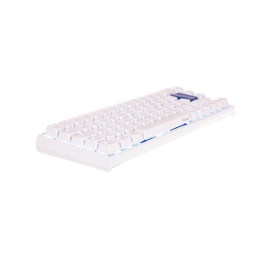Ducky - Ducky One 2 SF Pure White 65% RGB Backlit Cherry Silver MX Switches USB Mechanical Gaming Keyboard UK