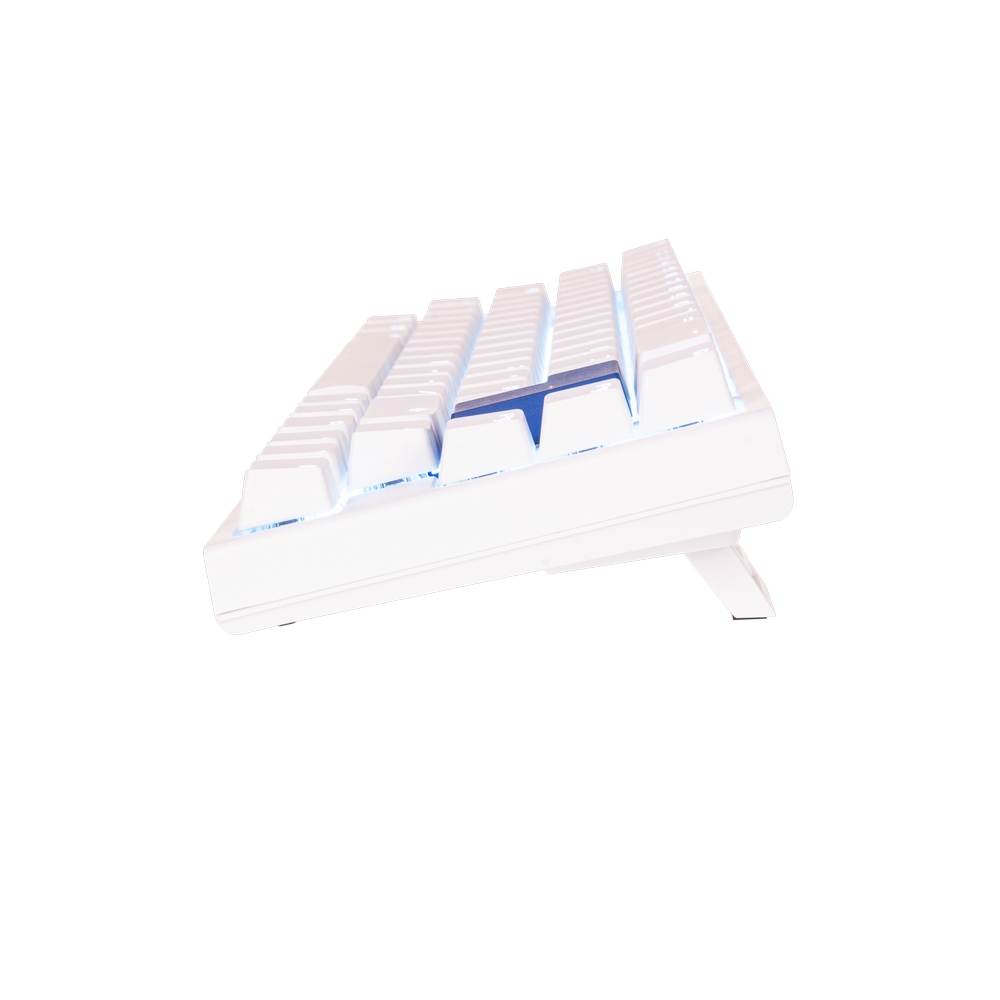 Ducky - Ducky One 2 SF Pure White 65% RGB Backlit Cherry Silent Red MX Switches USB Mechanical Gaming Keyboar