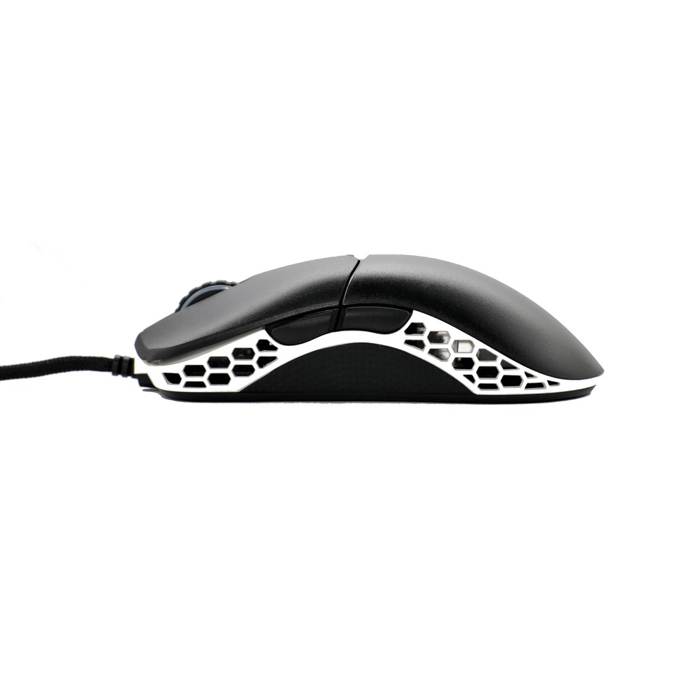 Ducky - Ducky Feather Black and White Kailh RGB Lightweight USB Optical Gaming Mouse (DMFE20O-OAZPA7A)