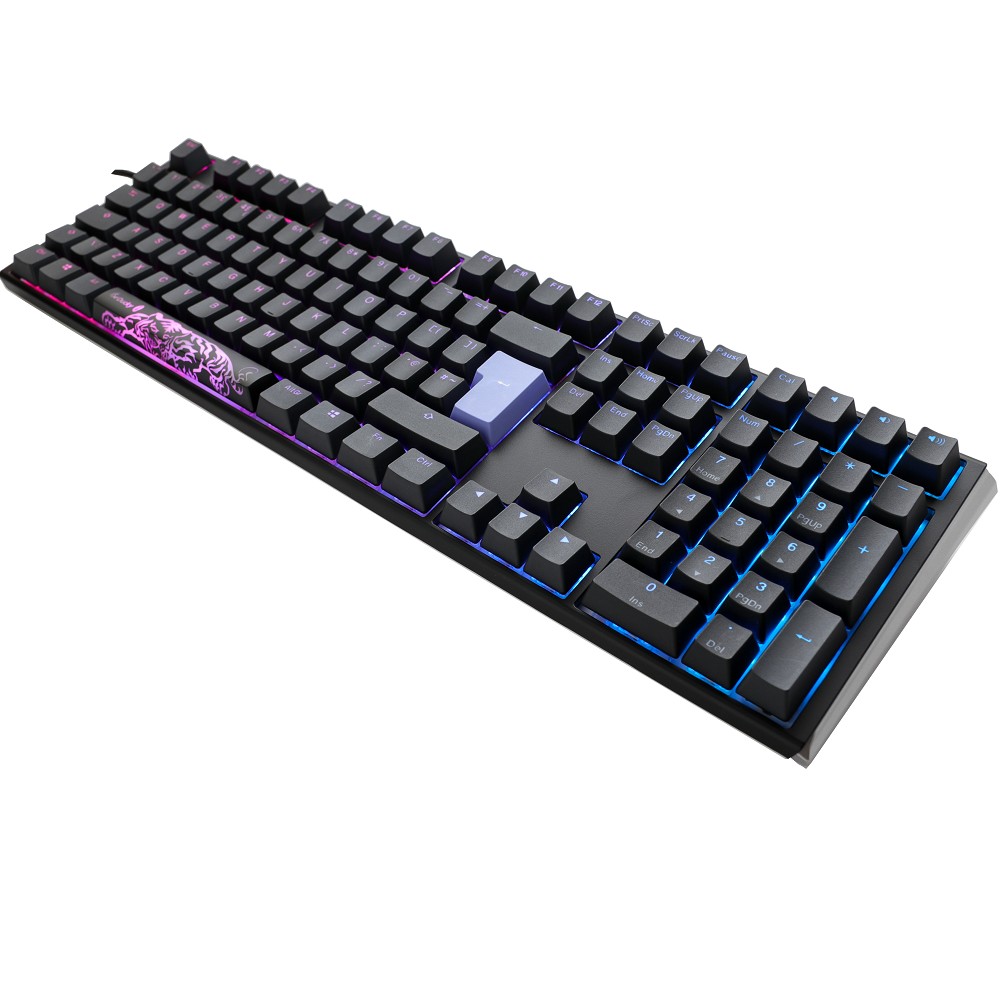 Ducky - Ducky One 3 Classic Fullsize USB RGB Mechanical Gaming Keyboard Cherry Red - Black UK Layout