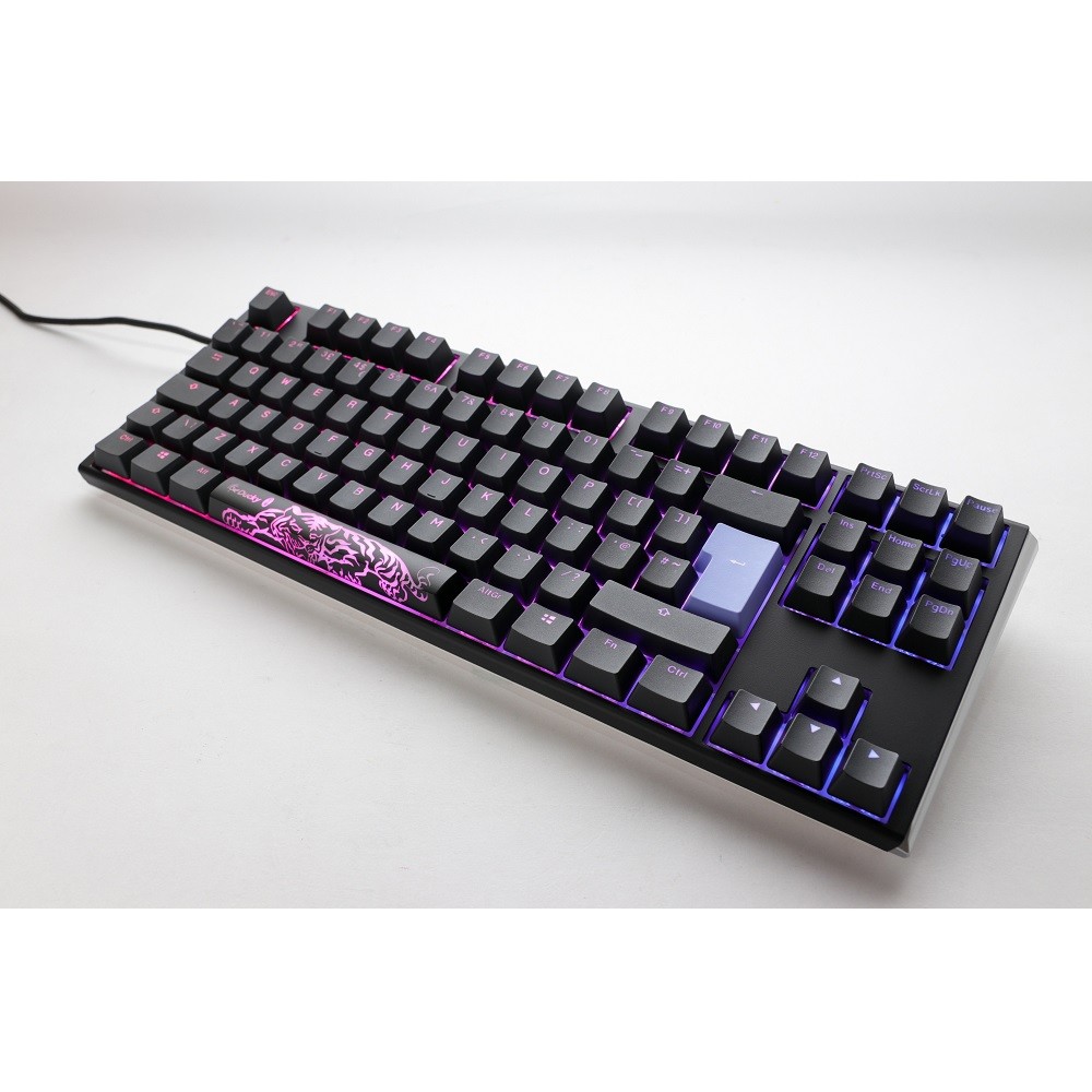 Ducky - Ducky One 3 Classic TKL USB RGB Mechanical Gaming Keyboard Cherry Red - Black UK Layout