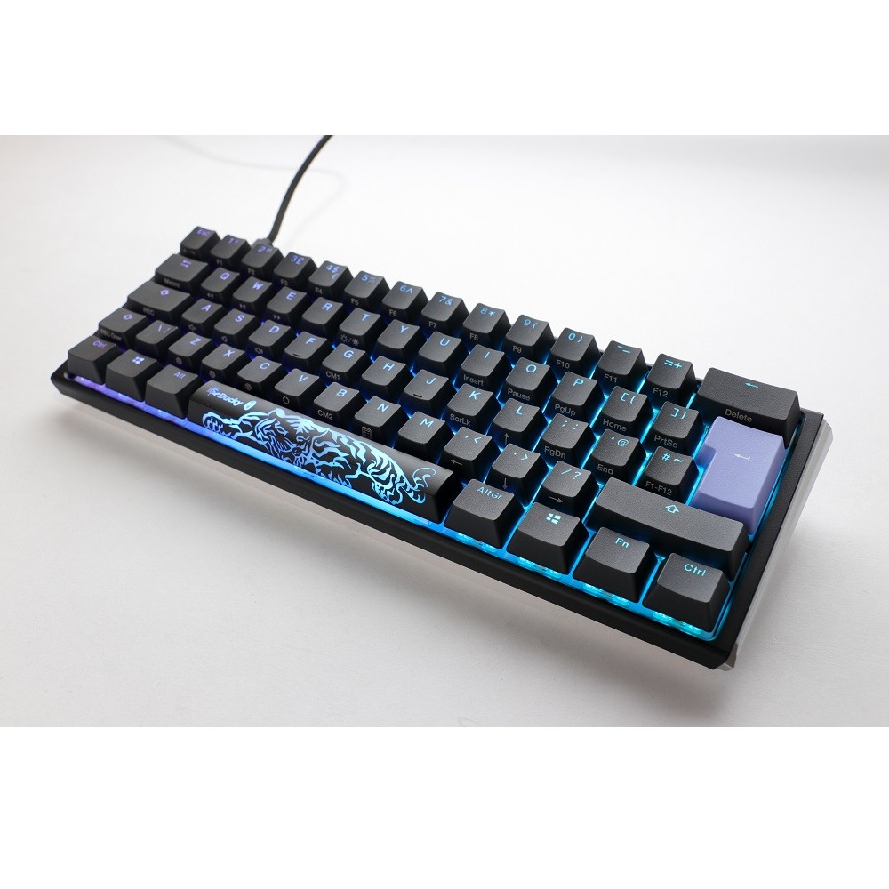 Ducky One 3 Classic 60 USB RGB Mechanical Gaming Keyboard Cherry Black - Black UK Layout